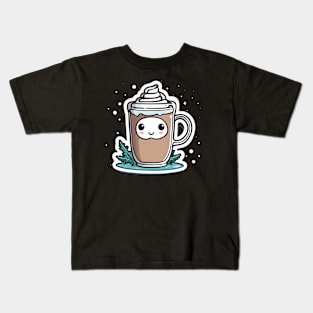 latte cup of coffee Kids T-Shirt